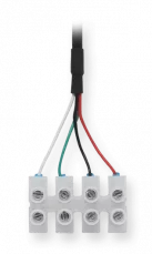 Power cable with 4-way screw terminal