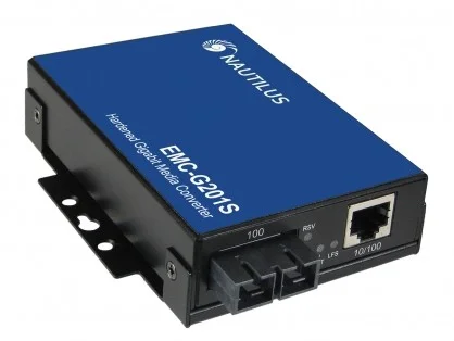 EMC-G201 optické převodníky z 100/1000M RJ45 na 1000M konektor SFP / SC Multi-mode / SC Single-mode, FOXON