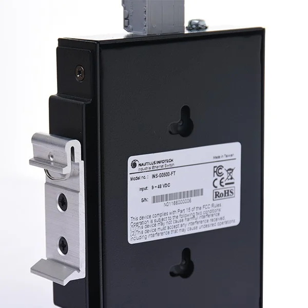 INS-G0500-FT průmyslový switch, 5x 100/1000M RJ45, FOXON