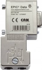 Connector for CAN, CANbus and DeviceNet, cable 90°, without PG port