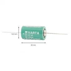 Lithium battery with axial outlets CR1/2AA-CNA