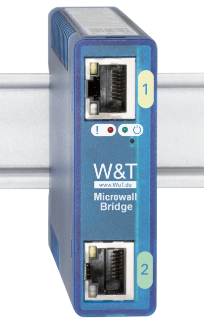 Microwall Bridge, průmyslový Firewall and Ethernet Bridge