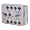 VPSwitch Go 8xM100 M12 průmyslový manažovatelný switch EN50155, IP54, FOXON