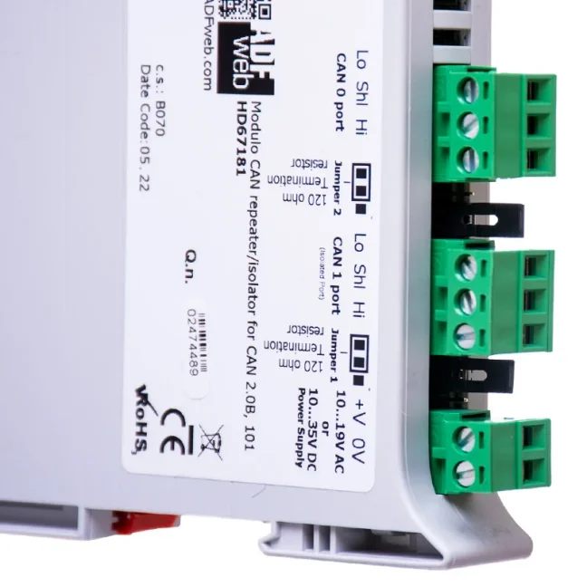 CAN Repeater HD67181 – Extender bus line (standardní velikost)