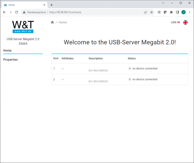 USB Server Megabit 2.0
