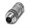 M12 connector for CANopen, plug