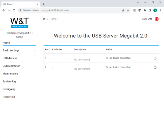 USB Server Megabit 2.0